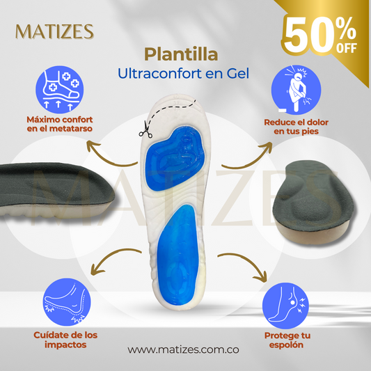 Plantilla Ultraconfort con Gel